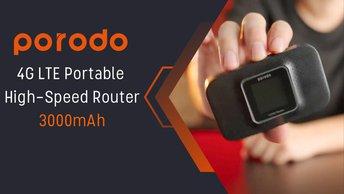 Porodo 4G LTE/3G Portable High-Speed Router