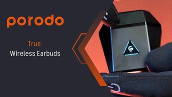 Gaming Wireless Earbuds Porodo PDX412-BK Gaming True Wireless Earbuds