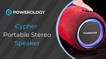 Powerology Cypher Portable Stereo Speaker