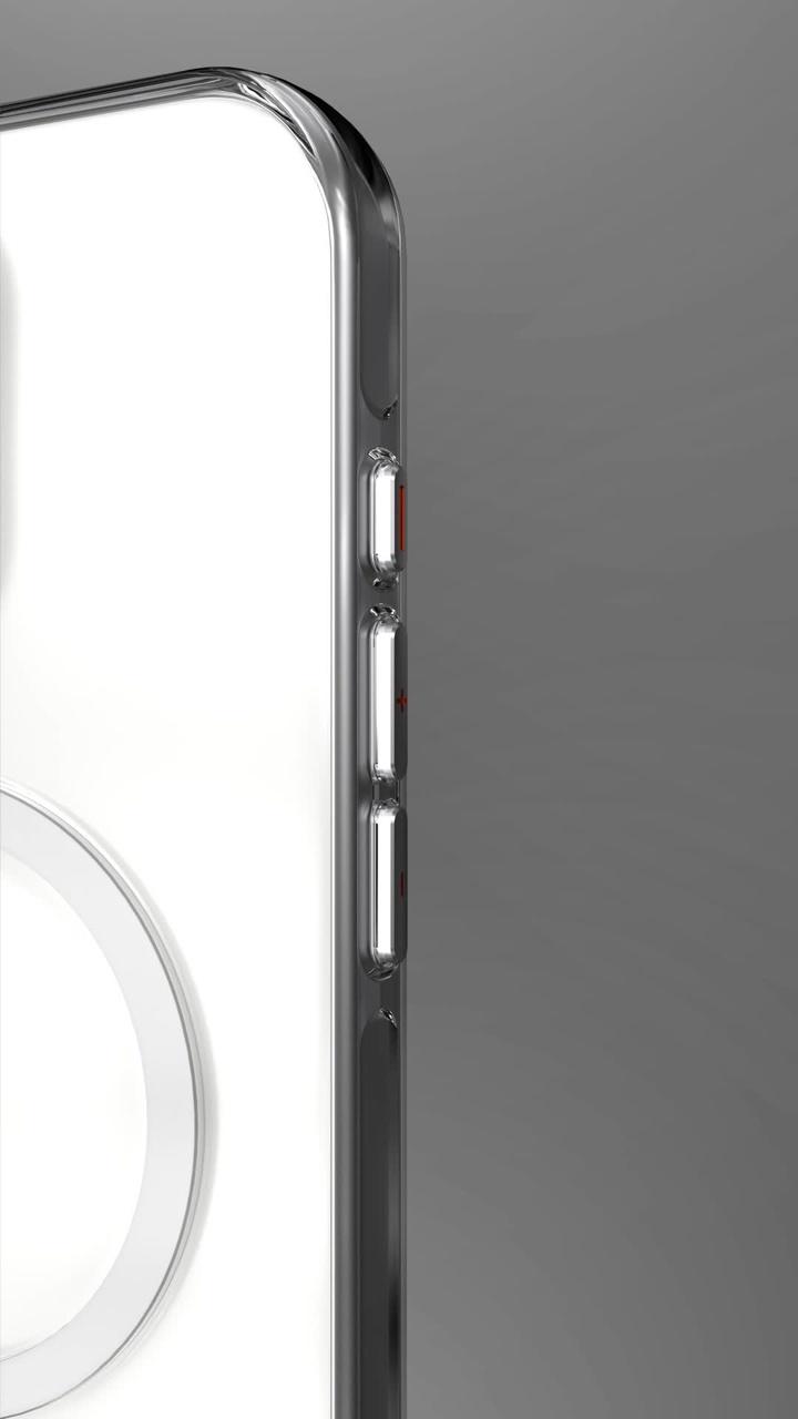 Levelo Allure PC Hard Case for iPhone 16 with Impact-Resistant Corners, ClearView Technology, Metal Camera Ring, High-Quality PC Material, Ultra-Thin Design