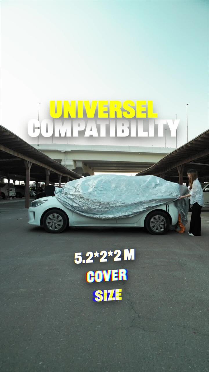 Green Lion Auto Car Cover with Remote Control, Quick 10 Seconds Retraction, Compatible with SUV, Sedan & Hatchback, 20 Retraction Per Charge, Detachable Battery, Universal Compatibility, 4 Strong Suction Cups, All-Weather Protection