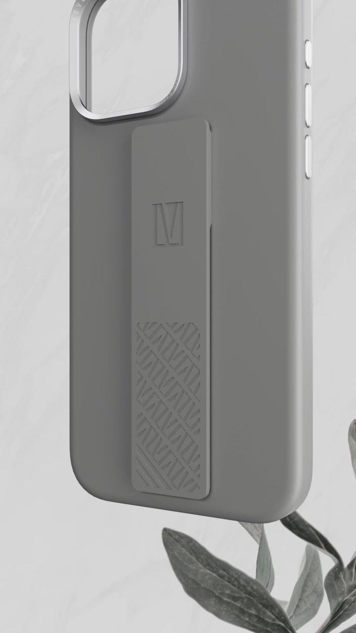 Levelo Morphix Silicone Case with Silicone Grip for iPhone 16 Series, Metal Camera Ring, Impact-Resistant Corners, Silicone and Metal Hybrid Construction