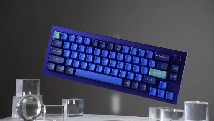 Keychron Q2 QMK Gateron G-PRO Mechanical Keyboard with Knob, RGB, Brown Switch & Custom Hot-swappable | Ergono mic Design Gaming Keyboard