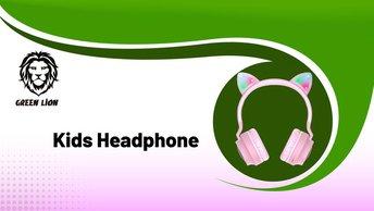 Green Lion Kids Headphone - GNKIDWIRHPPK