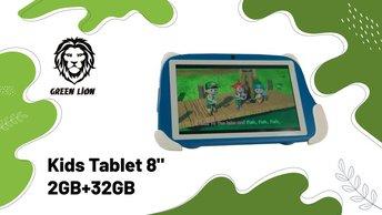Green Lion Kids Tablet 8" 2GB+32GB - GNKIDTAB8ICBL