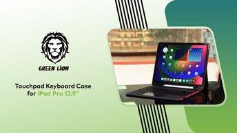 Green Lion Touchpad Keyboard Case for iPad Pro 12.9" - GNIPADKYC129BK
