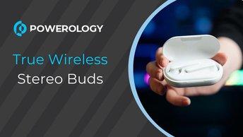 Powerology True Wireless Stereo Buds - White - PTWSEPWH