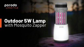 Porodo LifeStyle Outdoor 5W Lamp with Mosquito Zapper - PD-LS5WLMZ