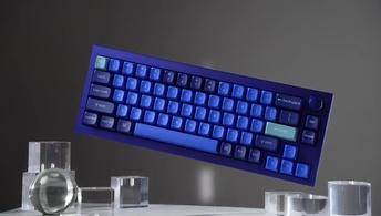 Keychron Q2 QMK Gateron G-PRO Mechanical Keyboard with Knob - Navy Blue - Q2-O3