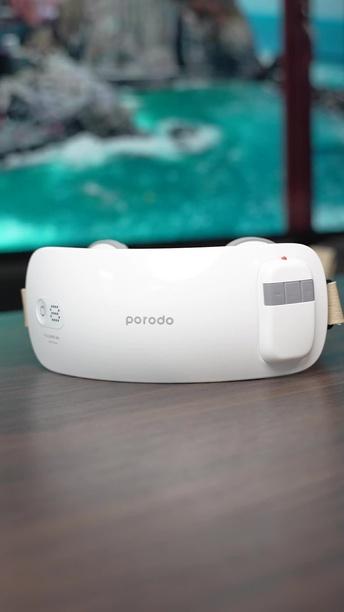 Porodo Lifestyle Neck & Waist Massager with Hot Compress
