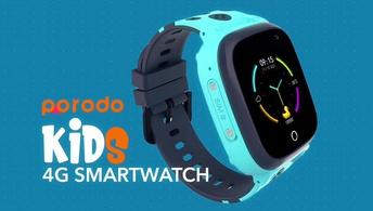 Porodo Kid"s 4G GPS Smart Watch - Blue - PD-K4GSW-BU