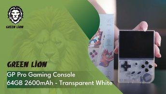 Green Lion GP Pro Gaming Console - Transparent White - GNGPPROGAMTWH