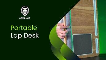 Green Lion Portable Lap Desk - Grey - GNPOLAPDSK