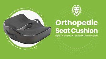 Green Lion Orthopedic Seat Cushion - GNORSEATCUBK