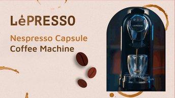 LePresso Nespresso Capsule Coffee Machine - LPCCAPBK