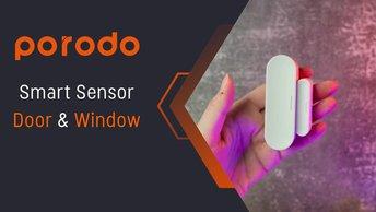 Porodo Lifestyle Smart Sensor-Door & Window - White - PD-LSDSR-WH