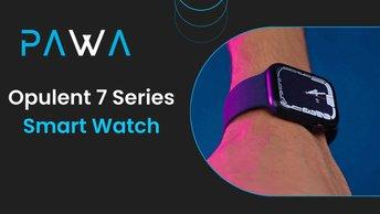 Pawa Opulent 7 Series Smart Watch - Black - PW-O8S-BK