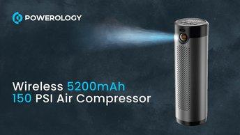 Powerology Wireless 5200mAh 150 PSI Air Compressor - P52ACMBK