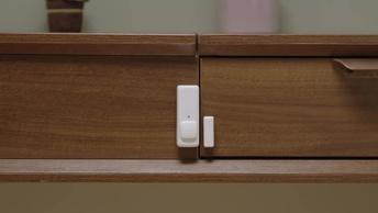 SwitchBot W1201500 Door Alarm Contact Sensor, Open / Close Sensor, 5M Range