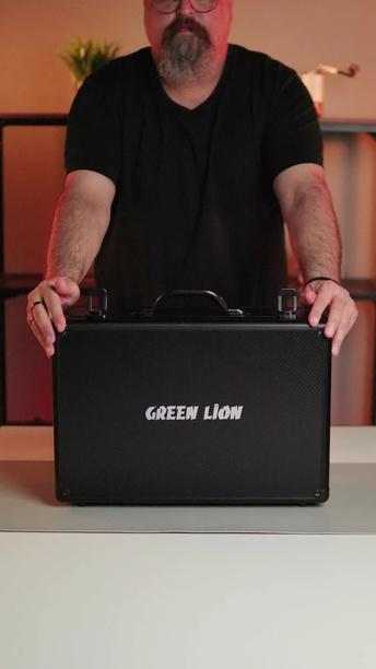 Green Lion G-80 600ml Black 9 in 1 Coffee Maker Set
