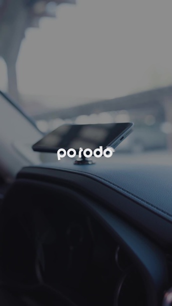  Porodo Magnetic Car Mount in UAE | 360° Adjustable Viewing Angle & Quick Installation | Black | (PD-3CDMGCR-BK)