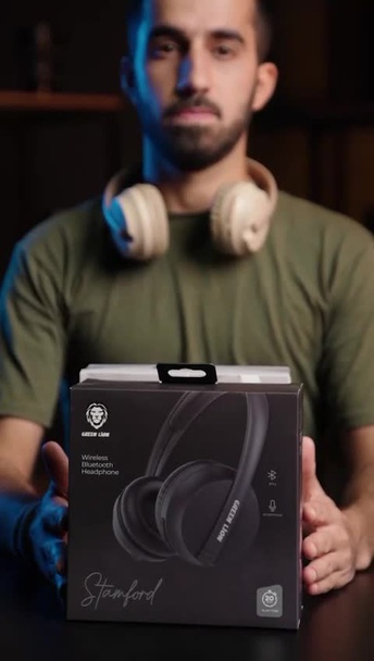 Green Lion Stamford Headphone (لاسلكي/بلوتوث) في الإمارات العربية المتحدة | مدى العمل 10 م - بيج | (GNSTMFRDWHPBK)