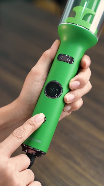 Green Lion Auto Hair Curler - Green