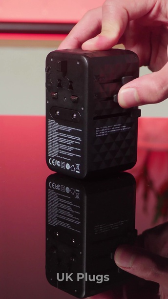 Powerology Universal GaN Super Charger in UAE | PD 100W - Quick Charger | Black Color | (P100WPDBK)