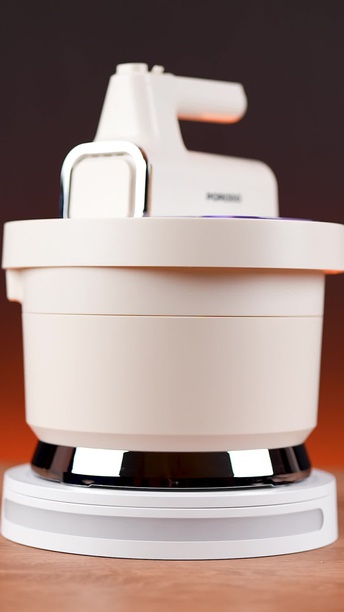 Porodo Lifestyle Spill-Proof Dual Mode Mixer in UAE | 6 Speed Settings - White / Silver Color | (PD-LFST073-WHSL)