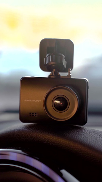 Powerology Dash Camera HD - Black