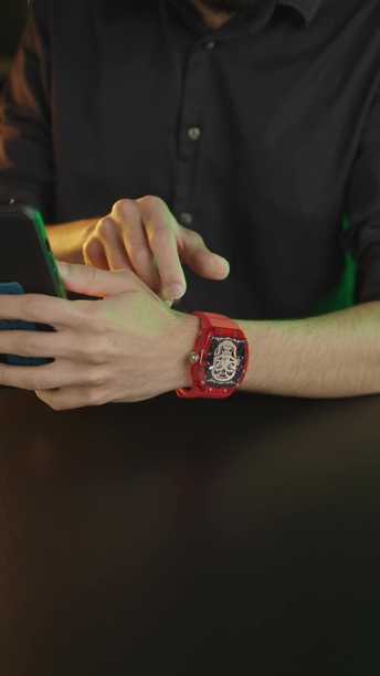 Green Lion Carlos Santos Smart Watch For Sale (GNCRSTSWWH)