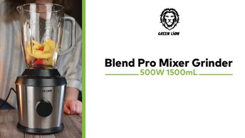 Green Lion Blend Pro Mixer Grinder 500W 1500mL - Silver