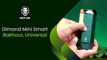 Get Smart with Universal Mini Green Lion Dimond Bakhour (GNSBKURDMINIGN)