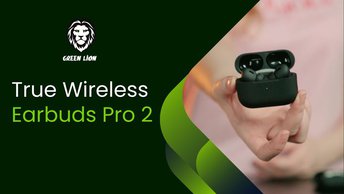 Green Lion True Wireless Earbuds Pro 2 - أبيض