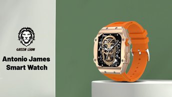 Green Lion Antonio James Smart Watch  - Orange