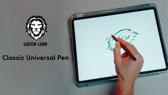 Green Lion Stylus Pencil - Black