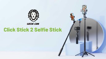 Buy Green Lion Click Stick 2 Selfie Stick in UAE | Quadruped, Diversified Bracket - Black | (GNCLISTCK2BK)