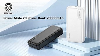 Buy Green Lion Power Mate 20 Power Bank In UAE | 20000mAh - White | (GNPWMTEPB20WH)