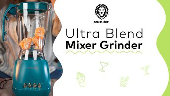 Green Lion Ultra Blend Mixer Grinder 450W 1500mL - Green