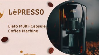 LePresso Lieto Multi-Capsule Coffee Machine - Black