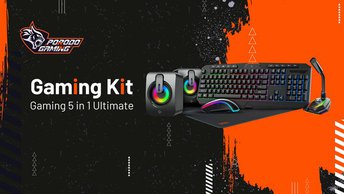 5in1 Ultimate Gaming Kit | Porodo PDX215-BK (PDX215-BK)