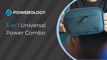 Powerology 5 in 1 Universal Power Combo for On-The-Go Use (PPBCHA14-CB)