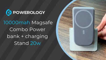 شراء Powerology Magsafe Combo 15W (Powerbank + Charging Stand) PD 20W في الإمارات العربية المتحدة |-رمادي| (PPBCHA21GY)