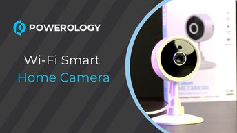 CCTV Camera Powerology Wi-Fi Smart Home Camera - White